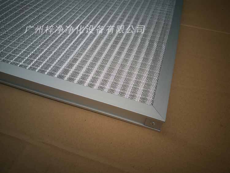 铝网初效过滤器主要应用于耐酸碱、耐高温场所。