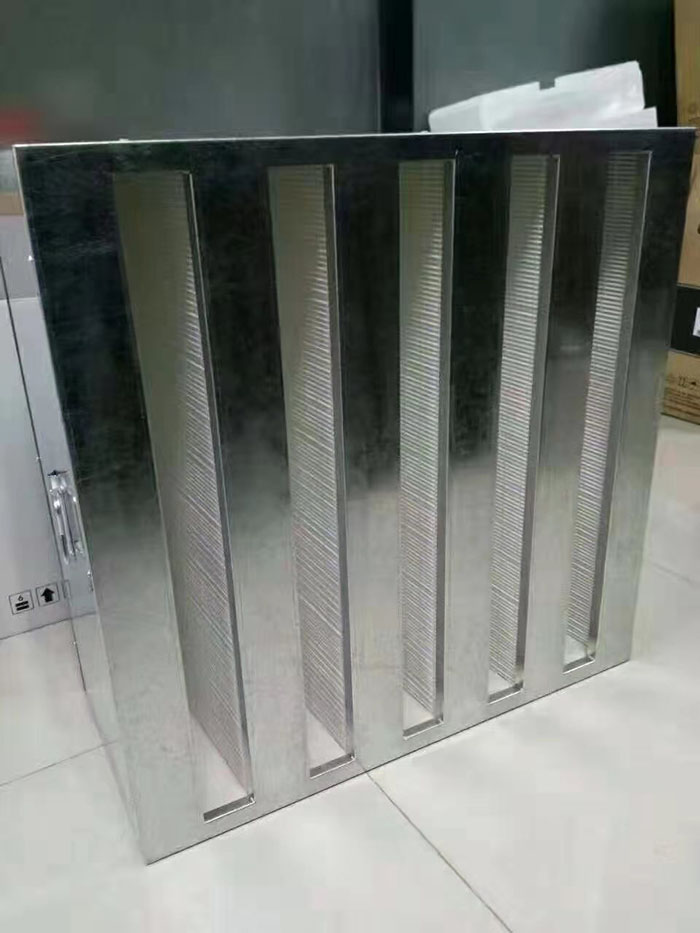 V型高效空气过滤器又称W型高效过滤器，箱式高效过滤器，W型V型组合式高效过滤器