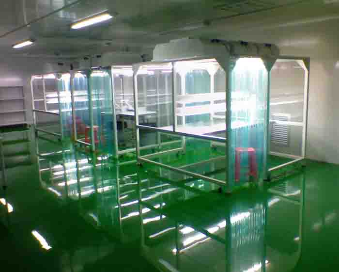 根据洁净棚的使用性质和洁净度要求，确定照度标准。